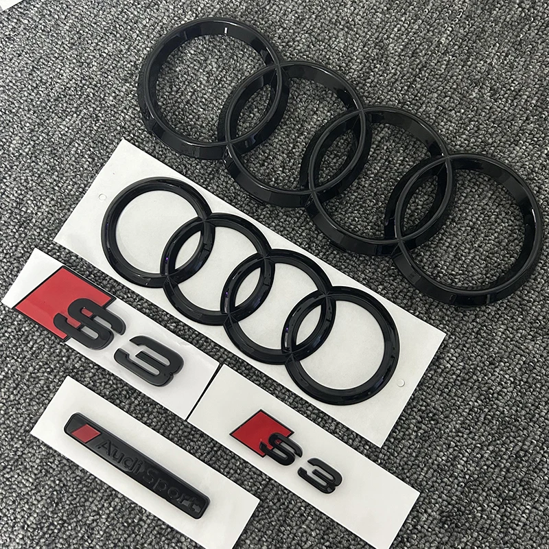 Outdoor Sport Logo - AUDI S3 2010-2020 4Ring logo ABS