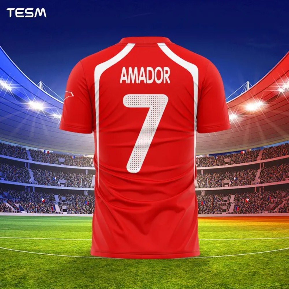 Outdoor Sport Club - Men's Summer Football Sport Round-neck Tshirt