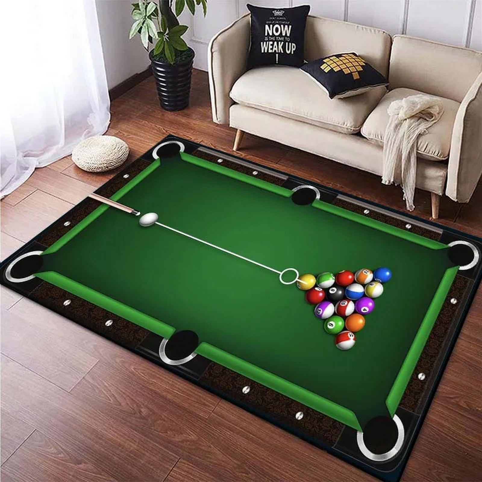 Billiards Area Rug, Ball Game  - Outdoor Sport Live recensione e prezzo