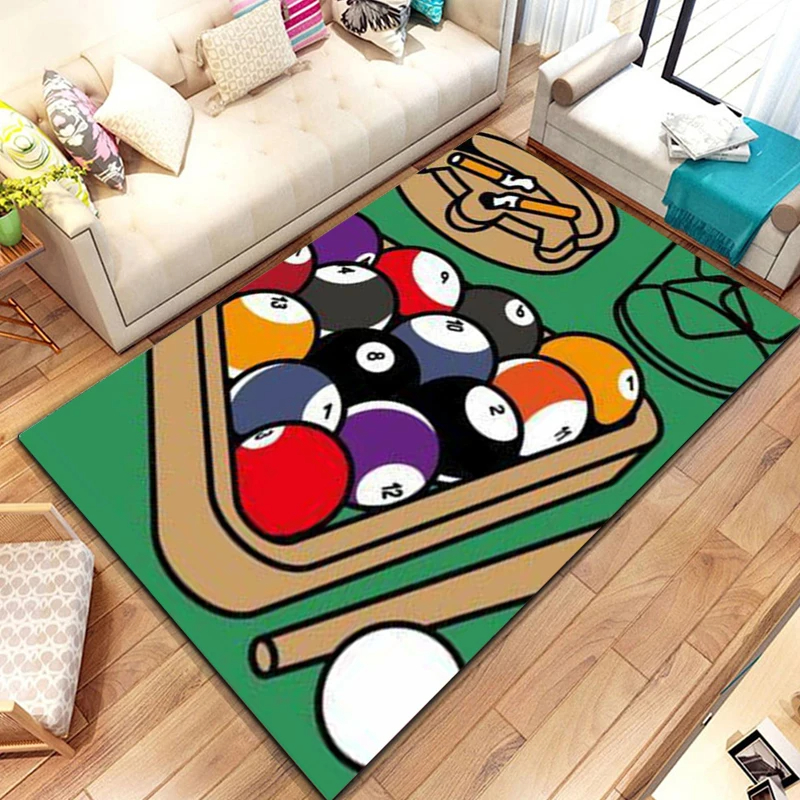 Billiards Area Rug, Ball Game  - Outdoor Sport Live recensione e prezzo