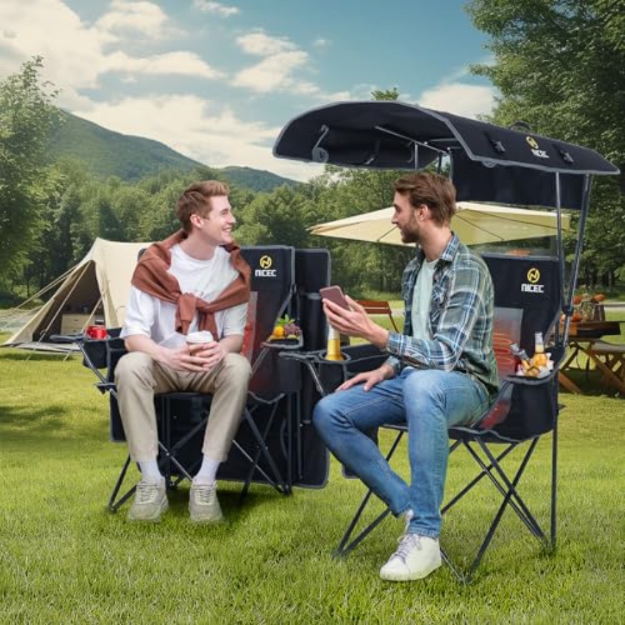 Chair with Canopy, Heated Camp - Outdoor Sports Umbrella recensione e prezzo