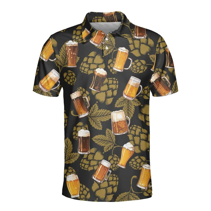 3D Printed Hawaiian Beer Polo  - Polo Shirt Equestrian recensione e prezzo