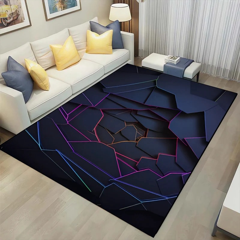 3D Geometric Carpet Neon Light - Outdoor Sport Live recensione e prezzo