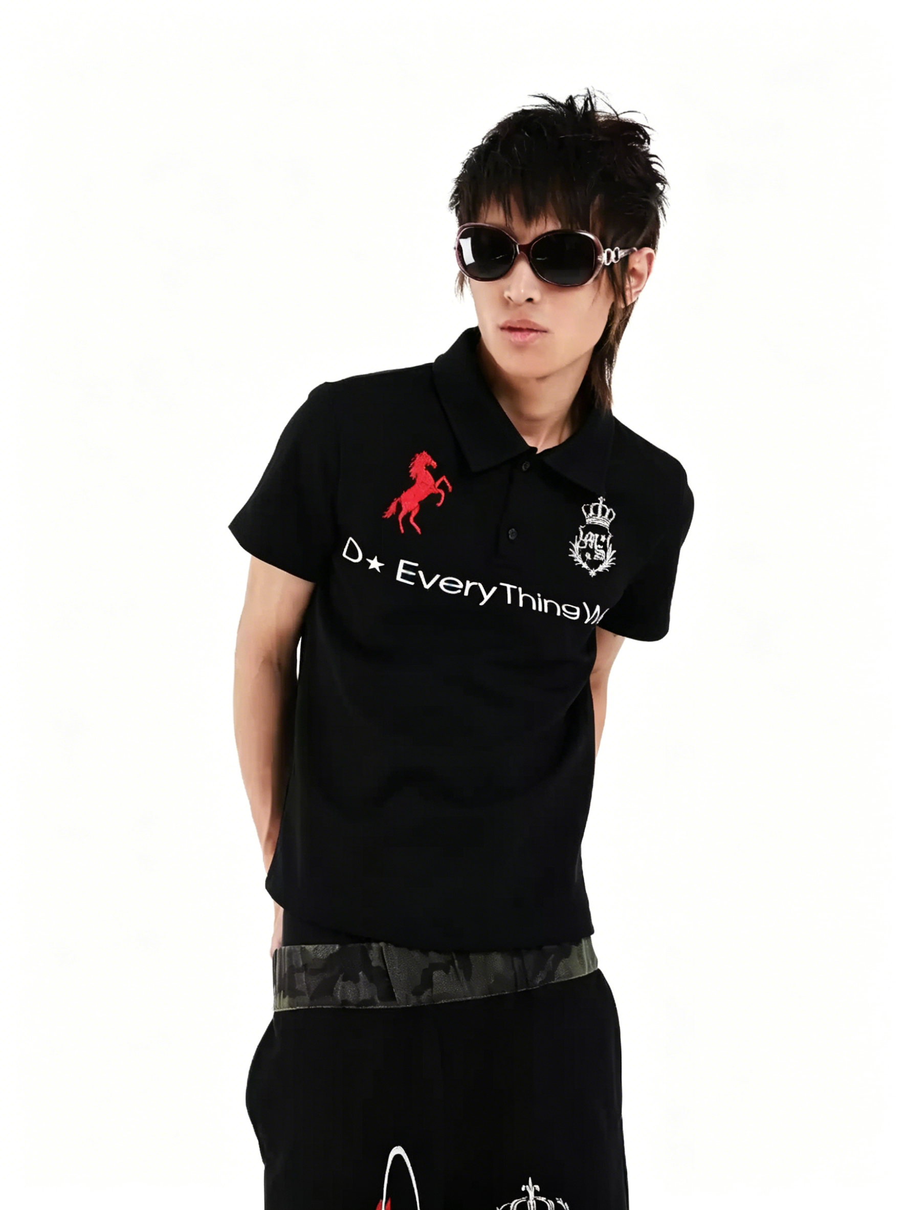War Horse Original Print Doubl - Polo Shirt Equestrian recensione e prezzo