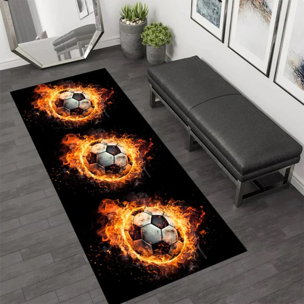 Soccer Ball Print Runner Rug A - Outdoor Sport Live recensione e prezzo