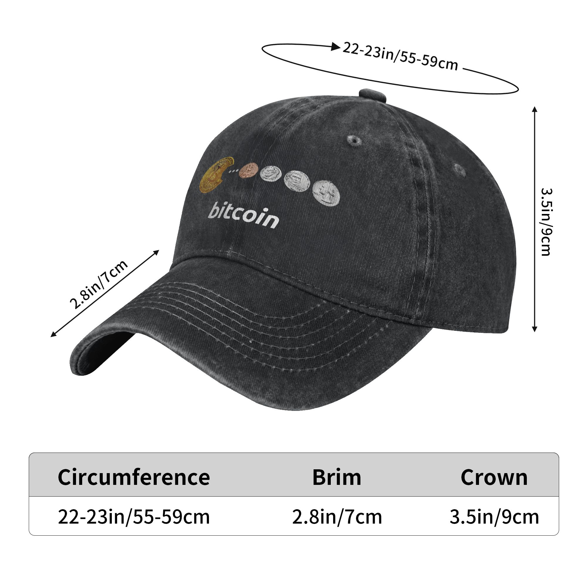 Bitcoin Sun Baseball Cap  y2k  - Outdoor Sport Ideas recensione e prezzo