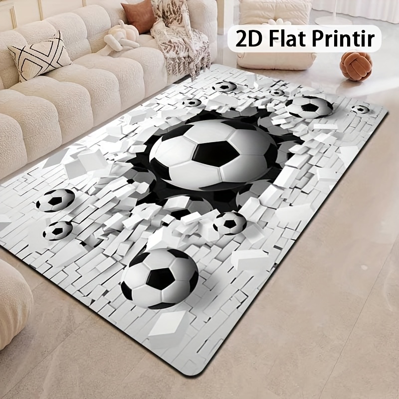 Soccer Ball 3D Effect Rug Flan - Outdoor Sport Live recensione e prezzo