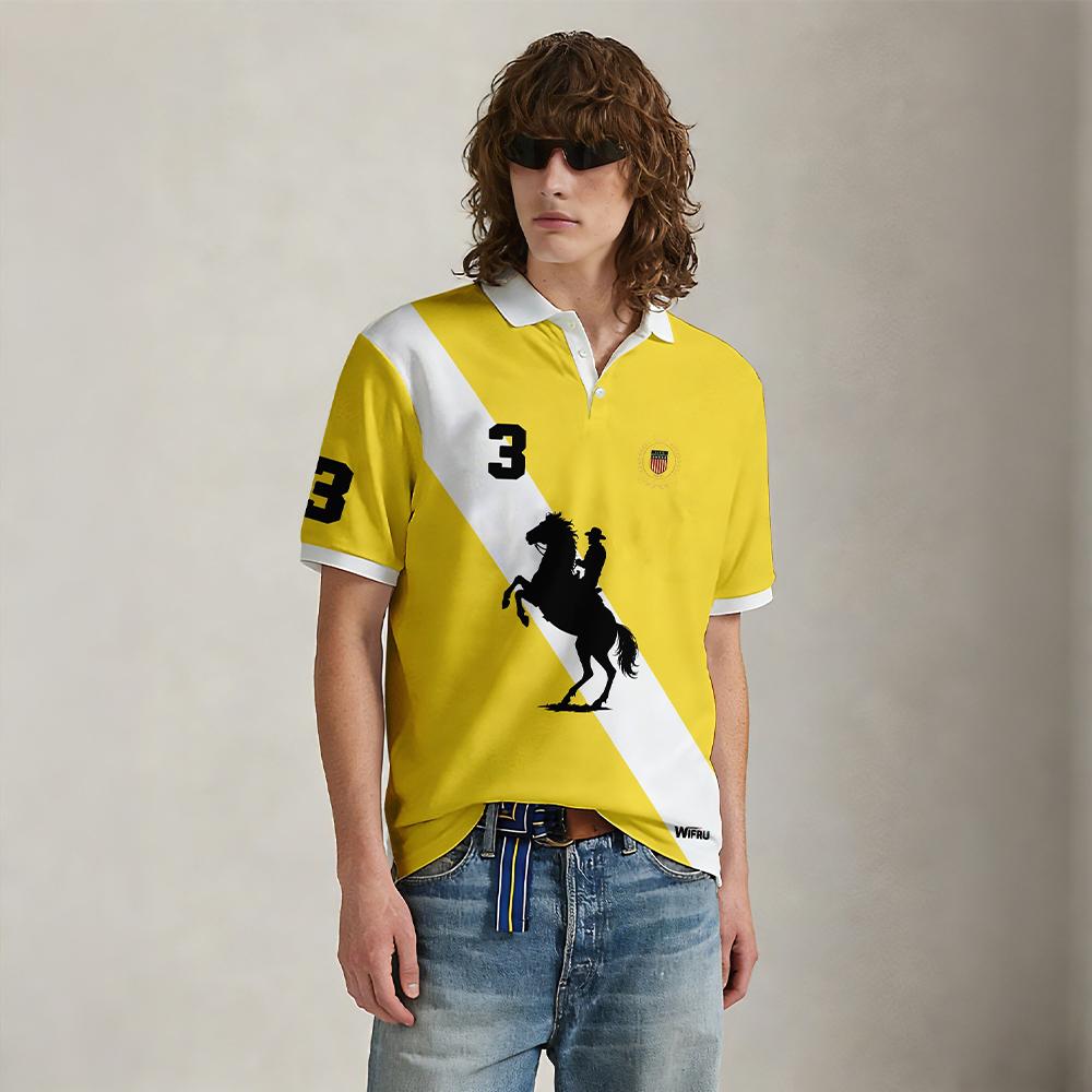 New Black And White Stripe Pol - Polo Shirt Equestrian recensione e prezzo