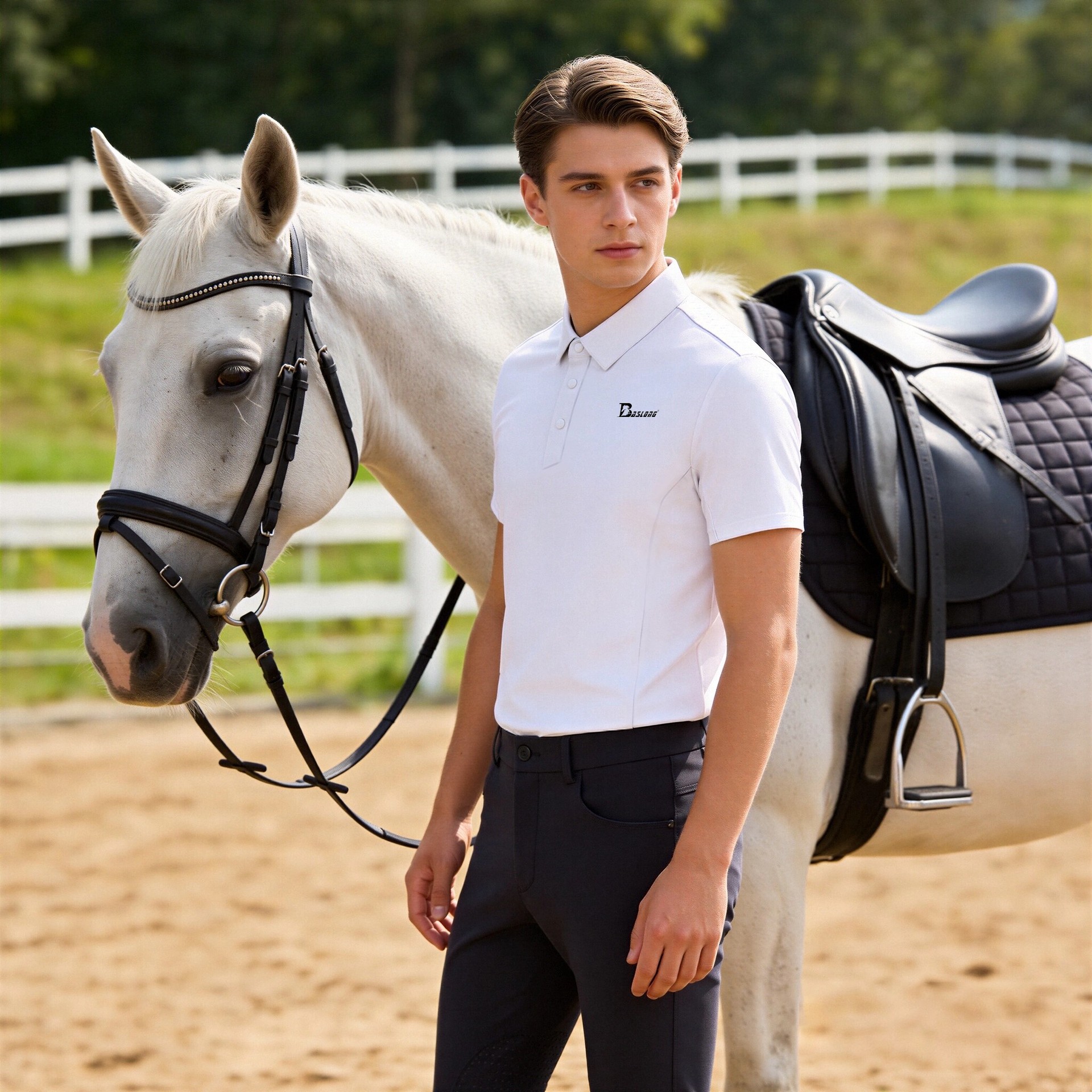 Baslong Equestrian Quick-dry P - Polo Shirt Equestrian recensione e prezzo