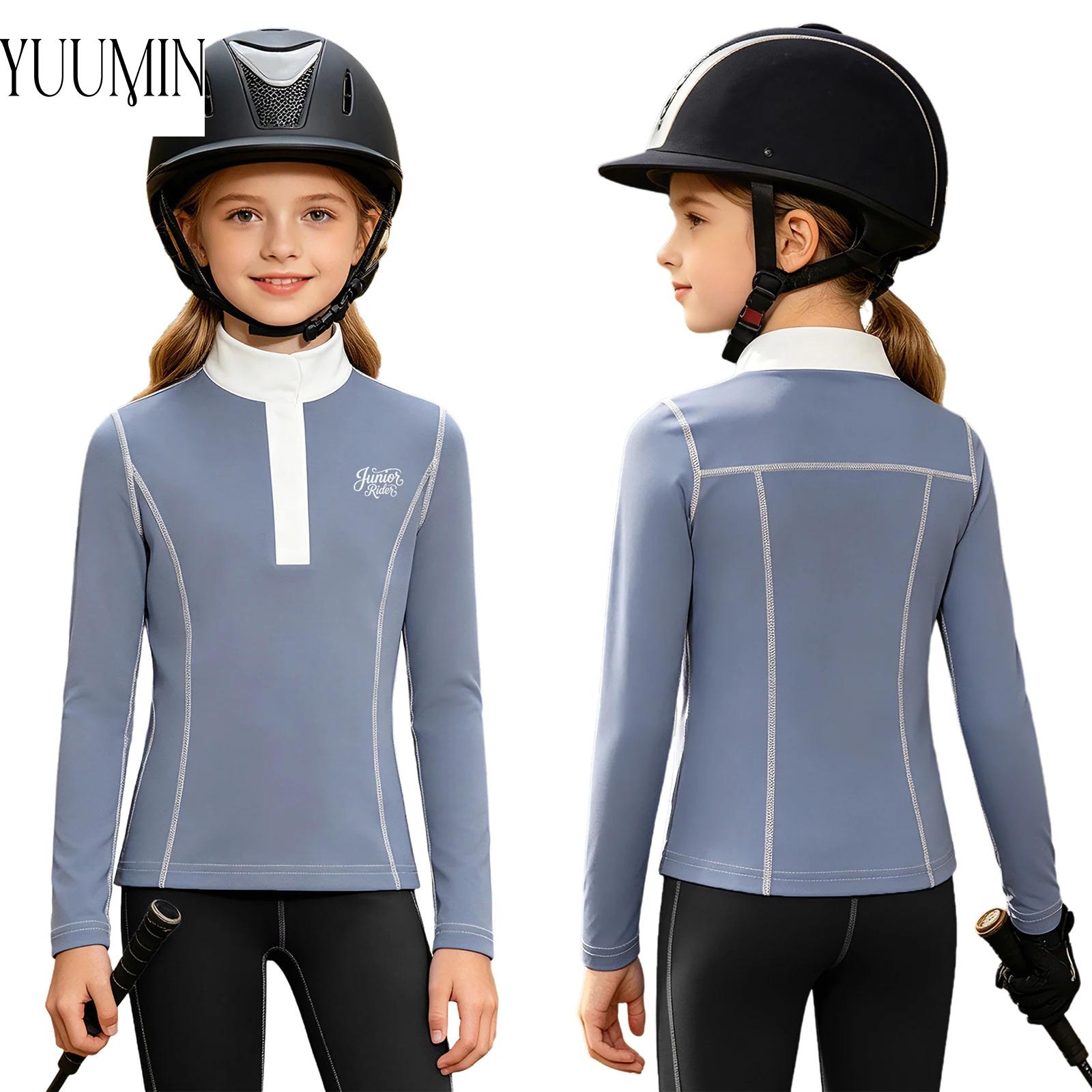 Kids Girls Equestrian Show Shi - Polo Shirt Equestrian recensione e prezzo