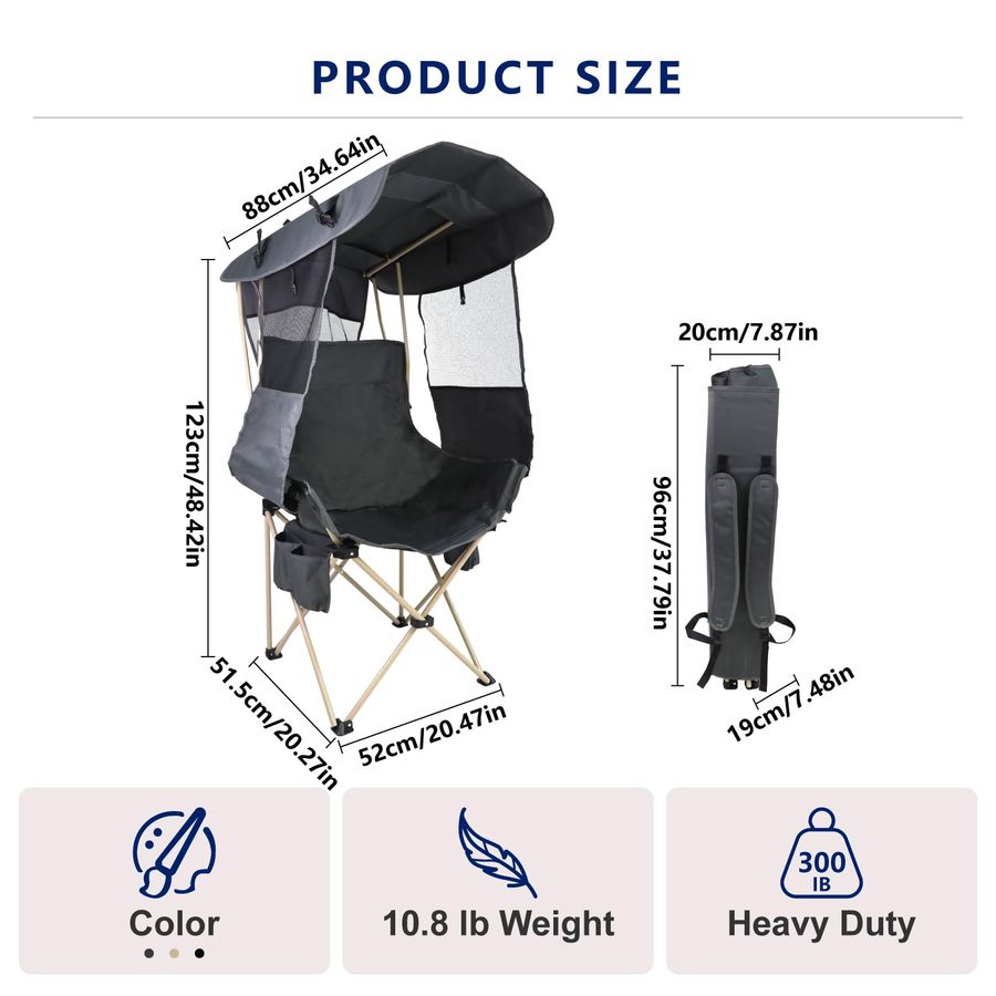 Camping Chairs Canopy Outdoor  - Outdoor Sports Umbrella recensione e prezzo