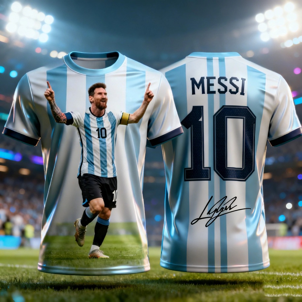Messi  3D-printed Men's  Footb - Outdoor Sport Club recensione e prezzo