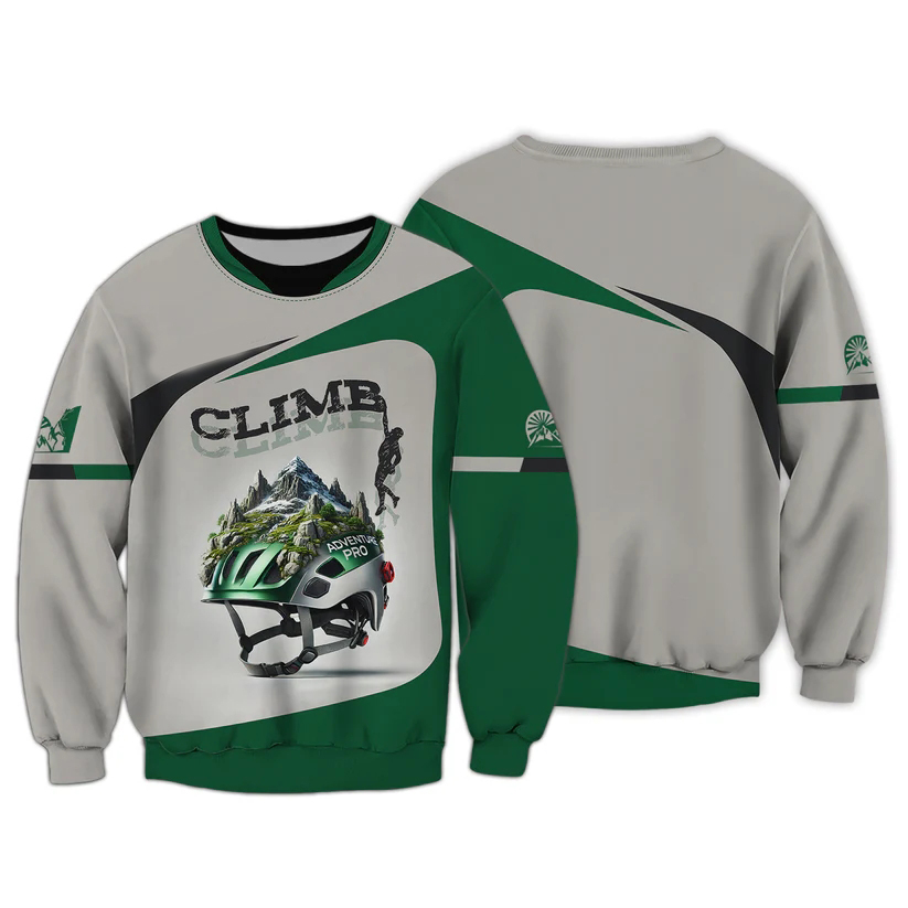 Men's 3D Climbing Print T Shir - Outdoor Sport Club recensione e prezzo