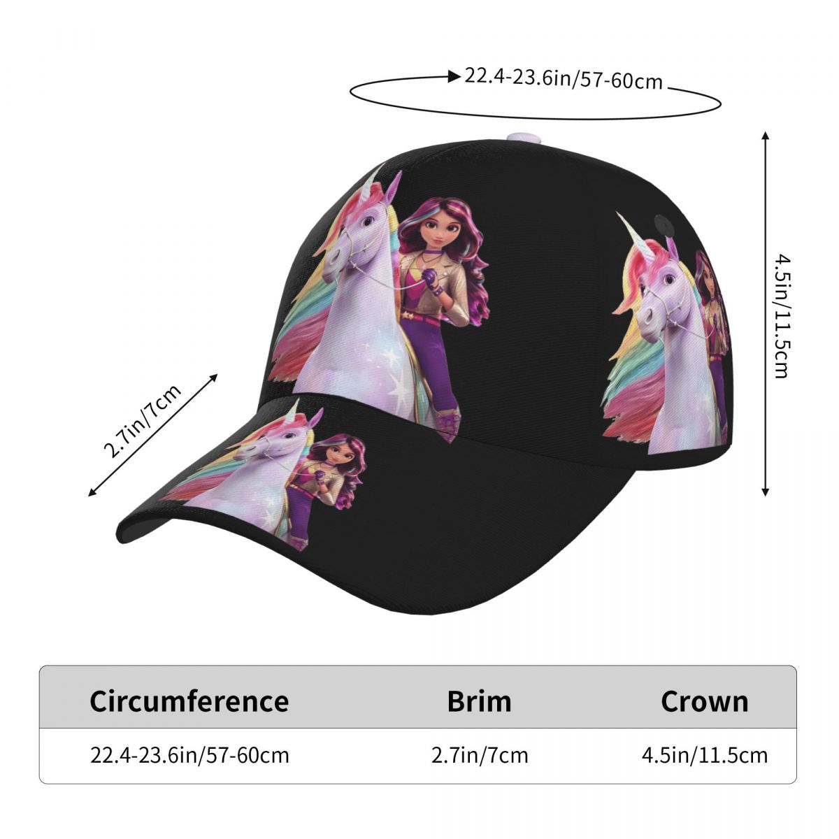 Unisex Baseball Hats Unicorn A - Academy Sports Outdoor recensione e prezzo