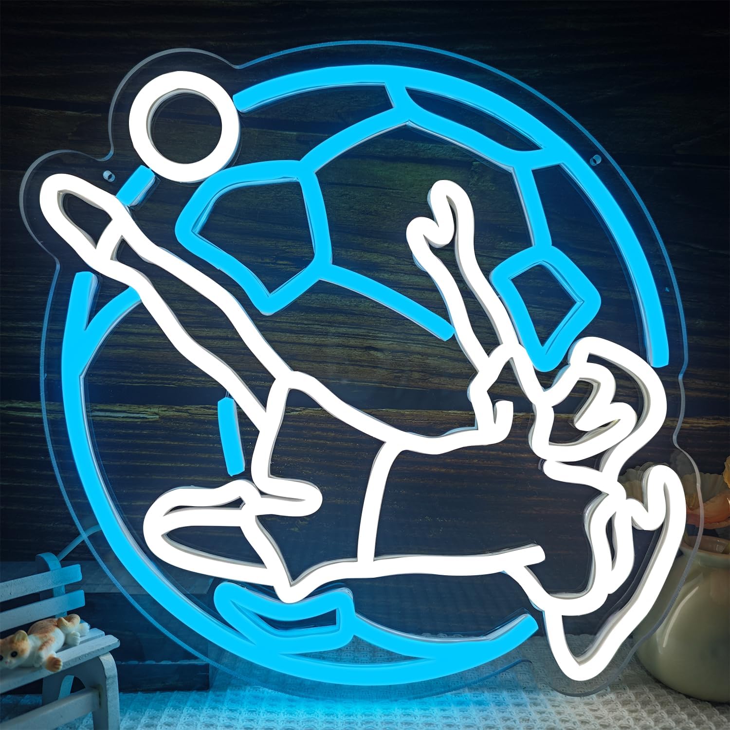 Soccer Neon Sign USB Powered L - Outdoor Sport Club recensione e prezzo