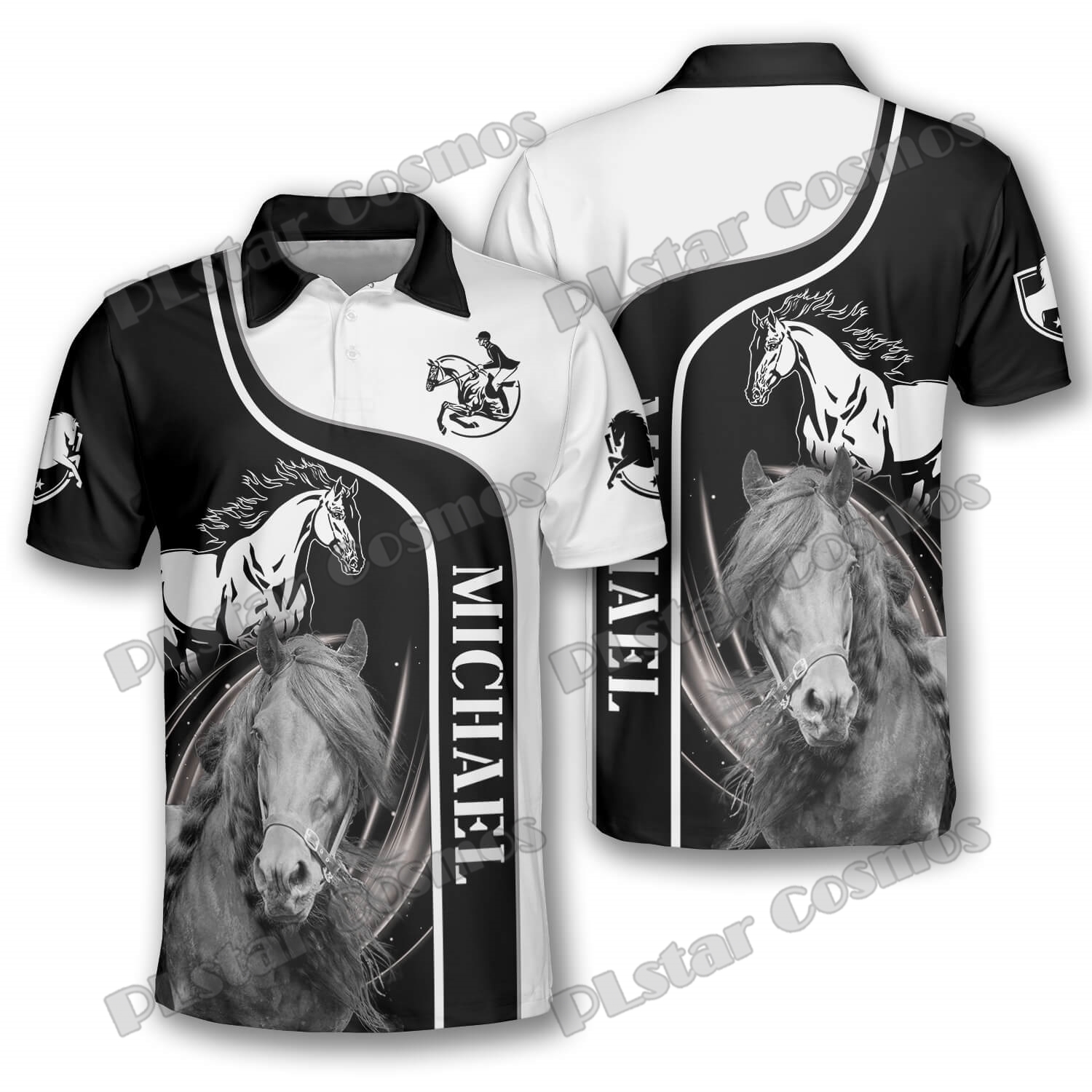 PLstar Cosmos Horse Racer Eque - Polo Shirt Equestrian recensione e prezzo